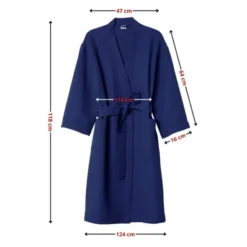 Szlafrok Gofer Bawełna Unisex Vizzy M 05 Granat