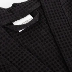 Szlafrok Gofer Bawełna Unisex Vizzy S 04 Czarny
