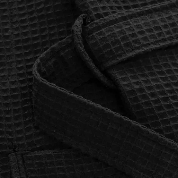Szlafrok Gofer Bawełna Unisex Vizzy S 04 Czarny