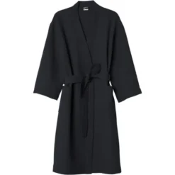 Szlafrok Gofer Bawełna Unisex Vizzy S 04 Czarny