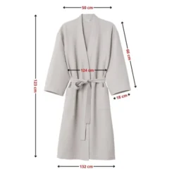Szlafrok Gofer Bawełna Unisex Vizzy XL 03 Szary