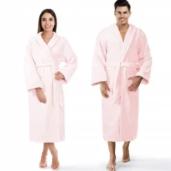 Szlafrok Hotelowy Bawełna Frotte Unisex XXL Puder