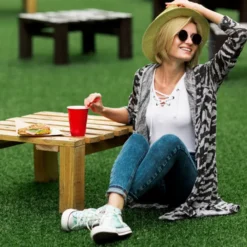 Sztuczna Miękka Gruba Wykładzina Trawa 400cm Kylie