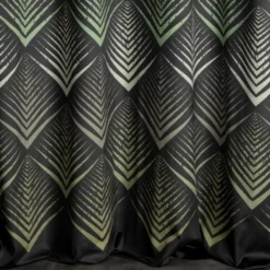 Zasłona Velvet Angelina 140 x 250 Przelotka Czarny