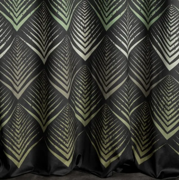 Zasłona Velvet Angelina 140 x 250 Przelotka Czarny
