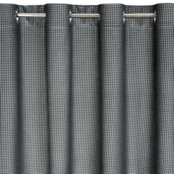Zasłona Velvet Darcy 140 x 250 Przelotka Czarny