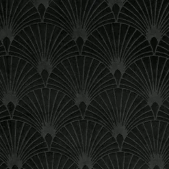 Zasłona Velvet Julia 140 x 250 Przelotka Czarny