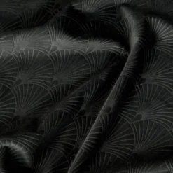 Zasłona Velvet Julia 140 x 250 Przelotka Czarny