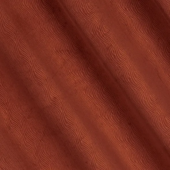 Zasłona Velvet Lili 140 x 250 Przelotka Mahoń