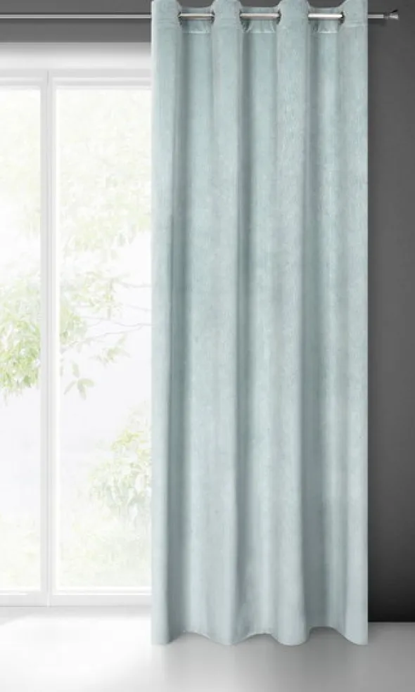 Zasłona Velvet Lili 140 x 250 Przelotka Niebieski