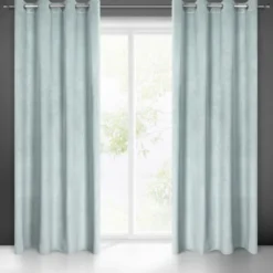 Zasłona Velvet Lili 140 x 250 Przelotka Niebieski