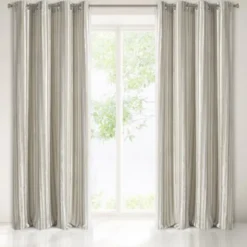Zasłona Velvet Niceta 140 x 250 Przelotka Beżowy