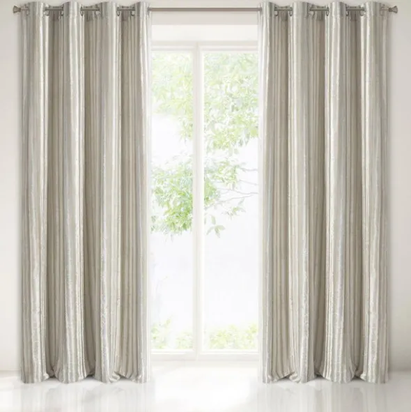 Zasłona Velvet Niceta 140 x 250 Przelotka Beżowy