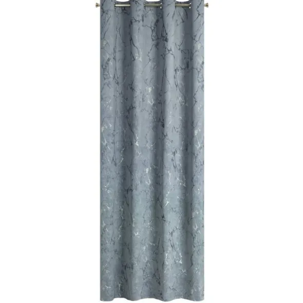 Zasłona Velvet Wera 140 x 250 Przelotka Grafitowy