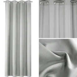 Zasłona 140 x 250 Dekoracyjna Adore Stal