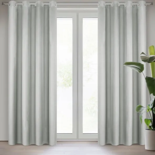Zasłona 140 x 250 Dekoracyjna Adore Stal
