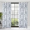 Zasłona 135 x 250 Dekoracyjna Gotowa Nala Bia+Nieb