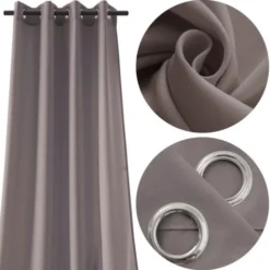 Zasłona 140 x 250 Dekoracyjna Jednolita Leoni 08 P