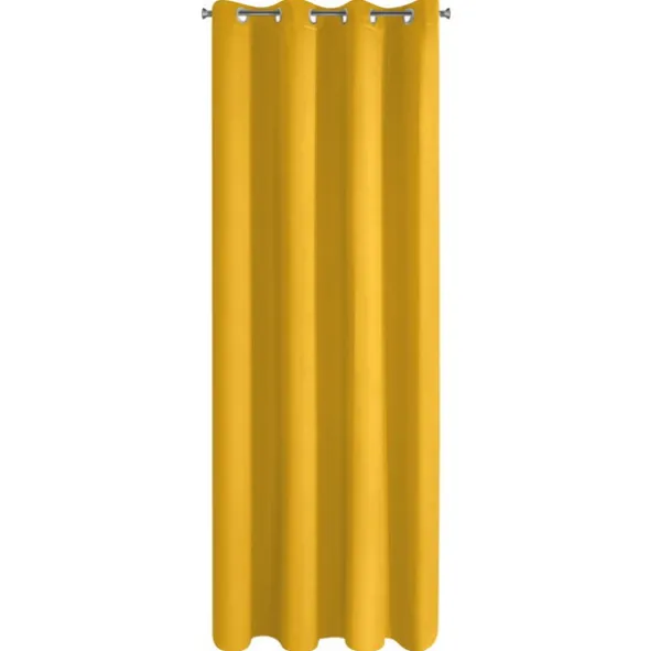 Zasłona 135 x 250 Dekoracyjna Parisa Musztarda