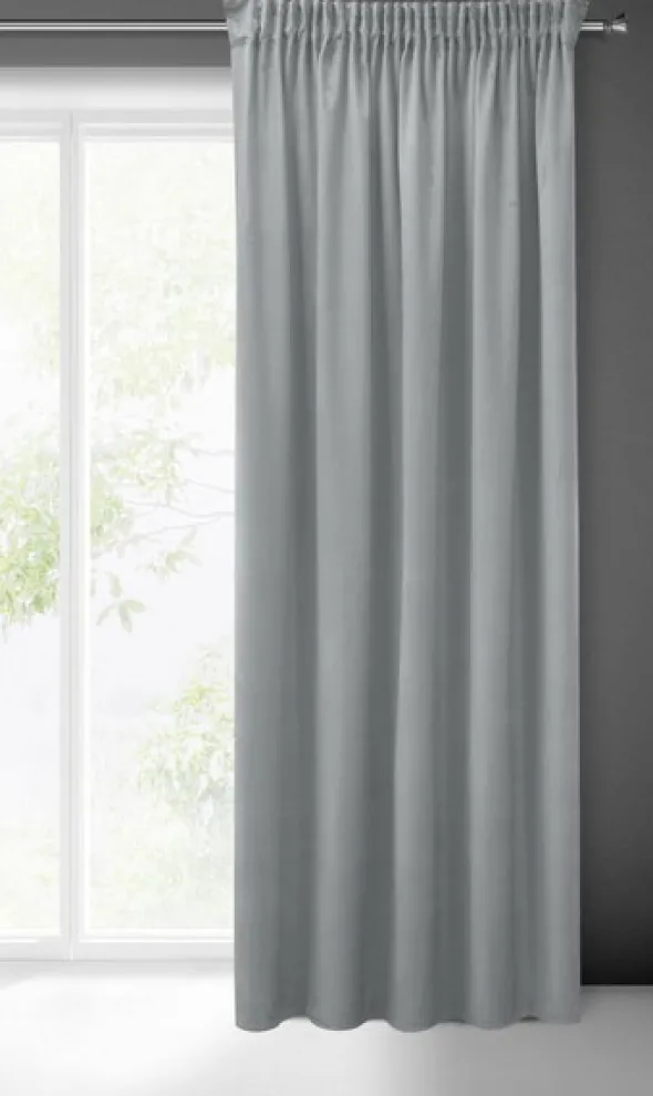 Zasłona 140 x 270 Dekoracyjna Pierre Cardin Sibel Szary