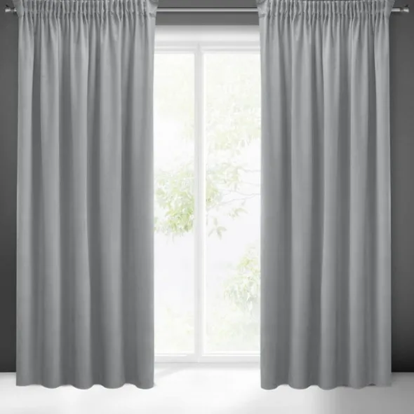 Zasłona 140 x 270 Dekoracyjna Pierre Cardin Sibel Szary