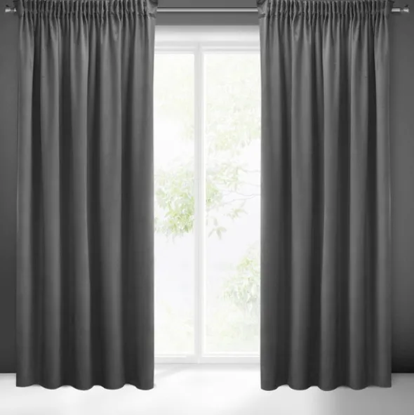 Zasłona 140 x 270 Dekoracyjna Pierre Cardin Sibel Stal
