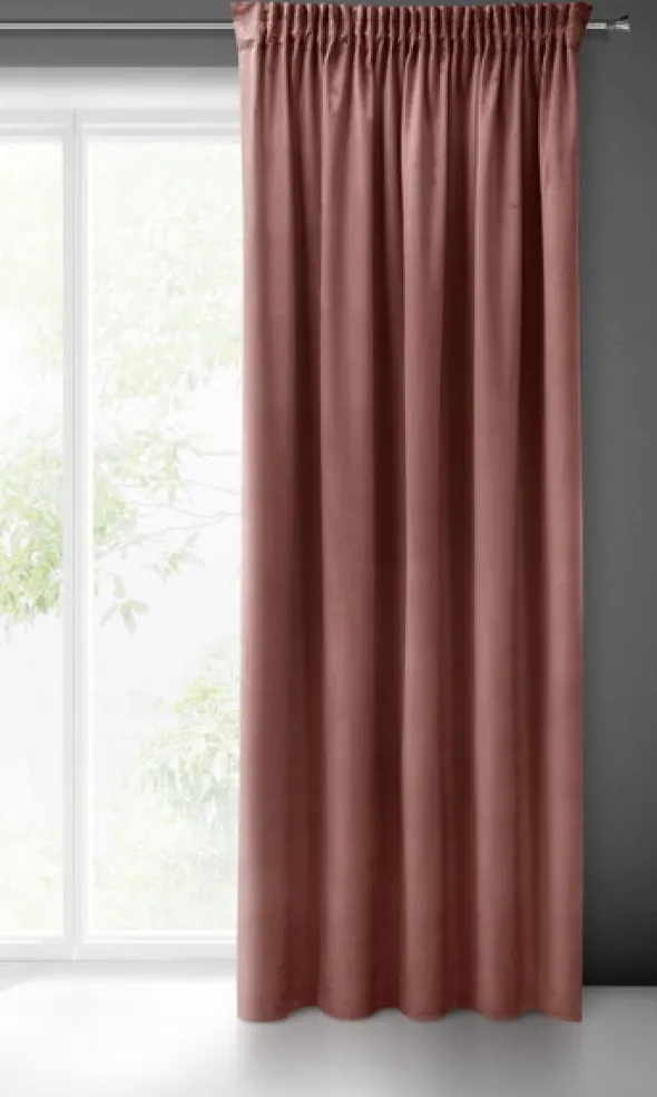 Zasłona 140 x 270 Dekoracyjna Pierre Cardin Sibel C.Róż