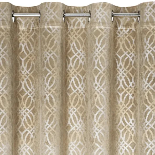 Zasłona 140 x 250 Dekoracyjna Velvet Areta Beżowy