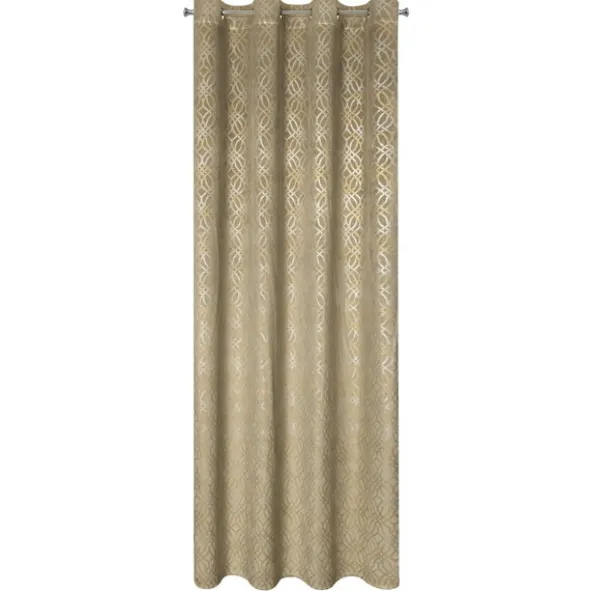 Zasłona 140 x 250 Dekoracyjna Velvet Areta Beżowy