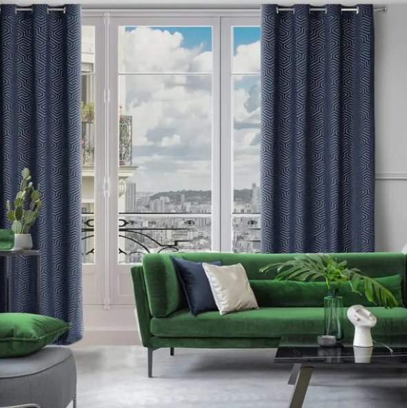 Zasłona 140 x 250 Dekoracyjna Velvet Inga Granat