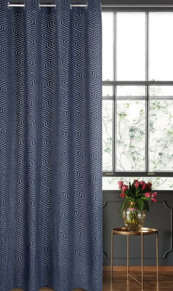 Zasłona 140 x 250 Dekoracyjna Velvet Inga Granat
