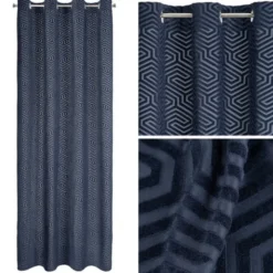 Zasłona 140 x 250 Dekoracyjna Velvet Inga Granat