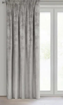 Zasłona 140 x 300 Dekoracyjna Velvet Nadia Sreb+Zł