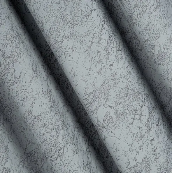 Zasłona 140 x 270 Dekoracyjna Velvet Rivia Stalowy