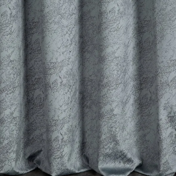 Zasłona 140 x 270 Dekoracyjna Velvet Rivia Stalowy