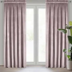 Zasłona 135 x 270 Dekoracyjna Velvet Rosa Puder