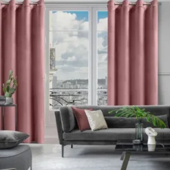 Zasłona 140 x 250 Dekoracyjna Velvet Rosa C. Róż