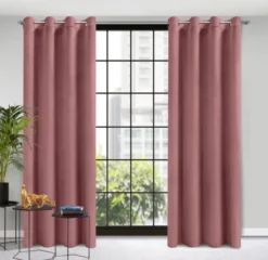 Zasłona 140 x 250 Dekoracyjna Velvet Rosa C. Róż