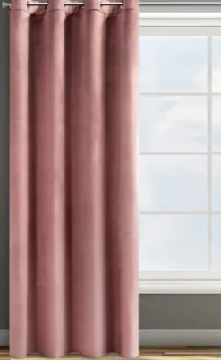 Zasłona 140 x 250 Dekoracyjna Velvet Rosa C. Róż