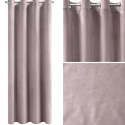 Zasłona 140 x 250 Dekoracyjna Velvet Rosa Puder
