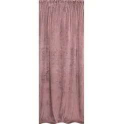 Zasłona 140 x 270 Dekoracyjna Velvet Soft Pudrowy