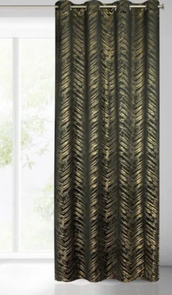 Zasłona 140 x 250 Dekoracyjna Velvet Sara Cza+Zło