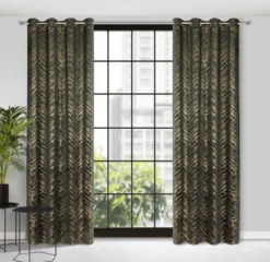 Zasłona 140 x 250 Dekoracyjna Velvet Sara Cza+Zło