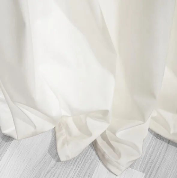 Zasłona 140 x 270 Dekoracyjna Velvet Soft Biały
