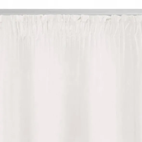 Zasłona 140 x 270 Dekoracyjna Velvet Soft Biały
