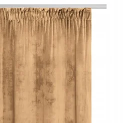Zasłona 140 x 270 Dekoracyjna Velvet Soft Musztard