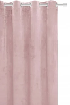 Zasłona 140 x 250 Dekoracyjna Velvet Soft Pudrowy