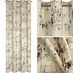 Zasłona 140 x 250 Dekoracyjna Velvet Tonia Krem
