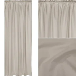Zasłona 140 x 250 Ogrodowa na Taśmie Gaia Taupe