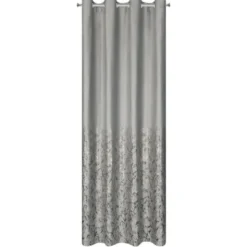 Zasłona 140 x 250 Welwet Przelotki Tori Srebrny